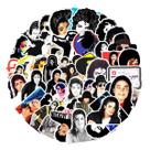 Conjunto de adesivos Michaels Jacksons Anime Vinil PVC 50 unidades