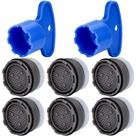 Conjunto de aeradores Faucet Cache Sankoly de 6 peças com ferramenta de remoção