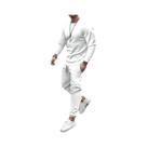 Conjunto De Agasalho Masculino Quente 2025, Duas Peças, Moletom E Calça De Moletom Para Corrida,
