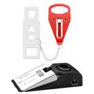 Conjunto de alarme de fechadura e batente de porta Rerishom Portable 120dB