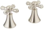 Conjunto de alças de banheira Delta Faucet Cassidy Metal Cross H695SS