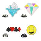 Conjunto de alfinetes de broche em estilo cartoon Iceberg Geometric Alloy x4