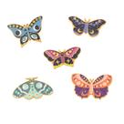 Conjunto de alfinetes de broche, esmalte borboleta colorido, blusa de insetos, Pi