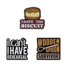 Conjunto de alfinetes de broche Funny Quote Creative Alloy Blouse Pins Conjunto de alfinetes de broche Funny Quote Creative Alloy Blouse Pins