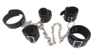 Conjunto de Algemas AL006 Couro Legítimo