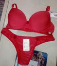Conjunto de algodão vermelho Conjunto de algodão vermelho