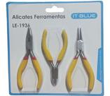 Conjunto De Alicates 3 Pçs Bijuteria E Artesanato - LE-1936 Conjunto De Alicates 3 Pçs Bijuteria E Artesanato - LE-1936