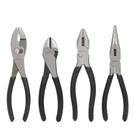 Conjunto de alicates Amazon Basics for Precision, 4 peças, preto/prata