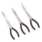 Conjunto de alicates Amazon Basics Long Reach, 3 peças, preto