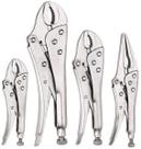 Conjunto de alicates de travamento FASTPRO de 5, 7, 10 mandíbulas curvas e mandíbula reta de 16,5 cm