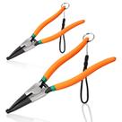 Conjunto de alicates Lock Ring LEONTOOL, 2 peças de alicate Flat Snap Ring