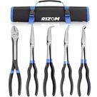 Conjunto de alicates RIZOM, 5 peças, bico de agulha de 28 cm de comprimento com estojo