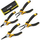 Conjunto de alicates Snap Ring GRENPRO de 4 peças de 7 polegadas com bolsa de armazenamento