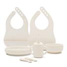Conjunto de Alimentação Lalo First Bites - Silicone para Bebês - 6 Peças