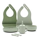 Conjunto de Alimentação Lalo First Bites - Silicone para Bebês - Método BLW