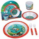 Conjunto de alimentação na hora das refeições OCTONAUTS Plate Bowl Cup Garfo Spoon Kids Conjunto de alimentação na hora das refeições OCTONAUTS Plate Bowl Cup Garfo Spoon Kids