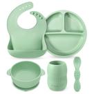 Conjunto de alimentação para bebês PandaEar Silicone de 6 a 12 meses LED Weaning