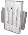 Conjunto de alimentação Stephan Baby Keepsake banhado a prata, 3 peças