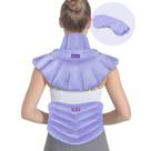 Conjunto de almofadas de aquecimento de micro-ondas REVIX para costas, pescoço e ombros