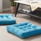 Conjunto de almofadas de chão Degrees of Comfort Meditation Turquesa