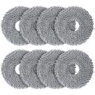 Conjunto de almofadas de esfregão, pacote com 8 unidades para Roborock QV 35A/Saros 10R/Q Revo