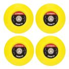 Conjunto de almofadas de polimento CASOMAN de 3 polegadas com placa de apoio 75 mm, 4 unidades