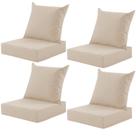 Conjunto de Almofadas para Área Externa MuaMelop 61x61 cm Resistente à Água 4 Peças Conjunto de Almofadas para Área Externa MuaMelop 61x61 cm Resistente à Água 4 Peças