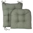 Conjunto de almofadas para cadeira de balanço Klear Vu Omega Celadon de 2 peças