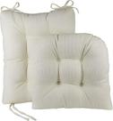 Conjunto de almofadas para cadeiras de balanço Klear Vu Omega Solid Ivory