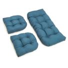 Conjunto de Almofadas para Sofá Blazing Needles Azul Marinho 3 Peças