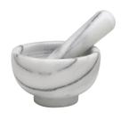 Conjunto de almofariz e pilão HIC Kitchen Carrara Marble