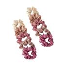 Conjunto De Anéis De Cabelo Em Tecido Satin De Cor Sólida Com Laço De Salsicha 12/10pcs Scrunchies Conjunto De Anéis De Cabelo Em Tecido Satin De Cor Sólida Com Laço De Salsicha 12/10pcs Scrunchies