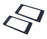 Conjunto de anéis de montagem de pickup Guyker Metal Flat Humbucker Cover
