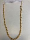 Conjunto de anéis e colar semijoia folheado a ouro 18k