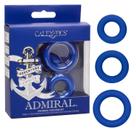 Conjunto de anéis para galos CalExotics Admiral Universal Liquid Silicone