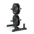 Conjunto de Anilhas CAP Barbell 100 lb com Suporte para Armazenamento Conjunto de Anilhas CAP Barbell 100 lb com Suporte para Armazenamento