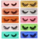 Conjunto de aparência natural 3D LANFLOWER de 10 pares de cílios postiços
