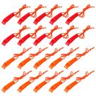 Conjunto de apitos de segurança AUGSUN Emergency Plastic com cordão x20