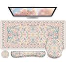 Conjunto de apoio de pulso para teclado e teclado iCasso Large Desk Pad