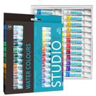 Conjunto de aquarela Paint PHOENIX 24x12ml de cores não tóxicas