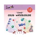 Conjunto de Aquarela Sólida SeamiArt - 12 Cores (Skin Ocean Candy Morandi) - Embalagem Simples
