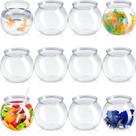 Conjunto de aquários Eccliy Clear Plastic 800 ml com canudos x12