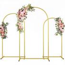 Conjunto de Arco de Casamento CludPark Metal Dourado 220cm/200cm/183cm