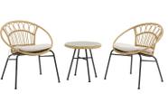 Conjunto de Àrea Externa Sun com 2 Poltronas, 1 Mesa