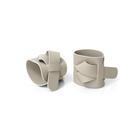 Conjunto De Argolas de Guardanapo Ravena Areia Copa&Cia 2 Peças Conjunto De Argolas de Guardanapo Ravena Areia Copa&Cia 2 Peças
