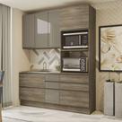 Conjunto de Armários para Cozinha 1,90mt 03 peças Linha Maxxi CJ14-116 Kappesberg
