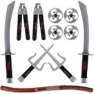 Conjunto de Armas de Brinquedo Ninja Warrior - RPG Liberty Imports