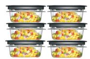 Conjunto de armazenamento de alimentos Utensiliux Rubbermaid Premier 1,25 L 12 unidades