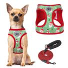 Conjunto de arnês e coleira BEAUTYZOO Step in Dog para cães pequenos