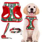 Conjunto de arnês para cães PUPTECK ajustável Step-in No Pull Reflective